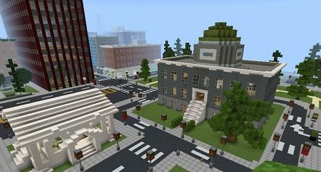 City Hall Map for Minecraft PE