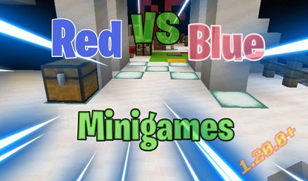 Red vs Blue Minigames Map