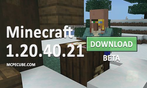 Minecraft PE 1.20.40.21 for Android