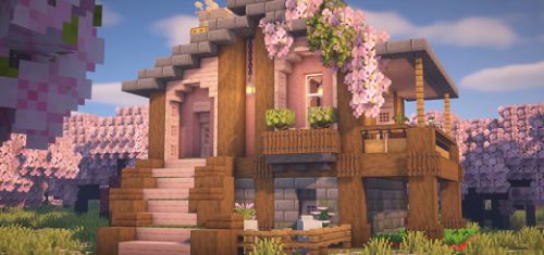 Cherry Blossom Survival House & Gazebo Map